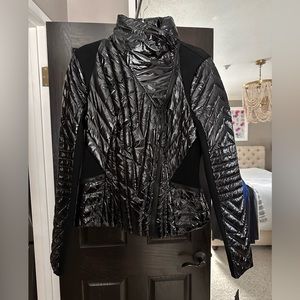 NWT BLANC NOIR | Motion Panel Jacket (shiny) | Black | L